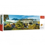 Panoramic Puzzle Above Lake Schliersee 1000 Pieces
