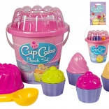 Androni zandset taartjes – middelgroot – Roze