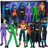 Set of 6 DC Comics Figures – Batman, Robin, Nightwing, Joker, Riddler and Copperhead 28 cm