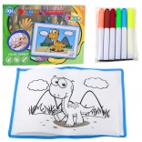 Tableau magique de peinture DIY avec feutres lavables