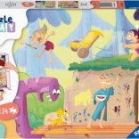 Puzzel en Spel: Holbewoner 2x24 stukjes