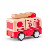 Brandweerwagen met verlichting en signaal