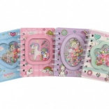 Taschen-Notizbuch mit Ringbindung und Einhorn – 60 linierte Seiten (9,5 × 12 cm)