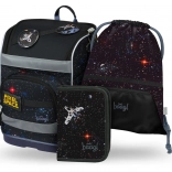 Ensemble scolaire BAAGL : Zippy Plus Pixel Space - cartable, trousse, sac
