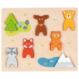 GOKI houten inlegpuzzel Dieren