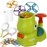 KRUZZEL Flying Disc Launcher for Kids