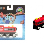 Maxim stoomlocomotief – rood