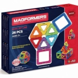 Magnetische bouwset basisset 26 elementen