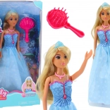 ANLILY Mermaid Princess Doll with Blue Dress and Brush