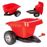 Woopie kinder aanhangwagen kieptrailer Active Trailer, rood, draagvermogen 35 kg