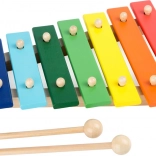 Xylophone mobile en bois coloré pour enfants