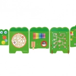 VIGA wall-mounted Montessori activity board Crocodile, FSC