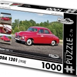 Retro-Auta Puzzle Škoda 1201 – 1000 Teile