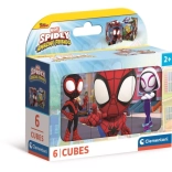 Cubes illustrés SPIDEY et ses amis extraordinaires – 6 cubes