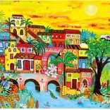 Puzzle Häuser im Wald 1000 Teile