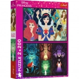 Puzzle 2×200 pièces Disney PRINCESS – Princesses charmantes