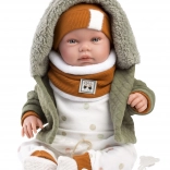 Llorens New Born realistic doll with sounds 44 cm