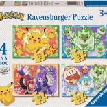 Puzzel Pokémon 4 in 1 (12, 16, 20, 24 stukjes) RAVENSBURGER