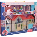 Dollhouse with effects 40 cm set