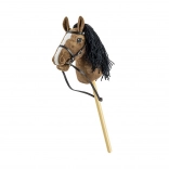 Hobby horse Milly Mally bruine pluchen stokpaard