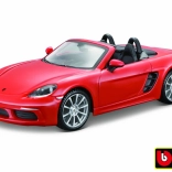 Modèle Bburago Porsche 718 Boxster orange 1:24