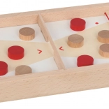 Jeu de table en bois 2‑en‑1 Super Puck de GOKI