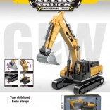 Pelle mécanique pour enfants GLW avec godet en métal et cabine pivotante