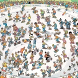 Puzzel Rit op de baan 2000 stukjes JUMBO