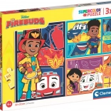 CLEMENTONI Puzzle Firebuds 3x48 pièces