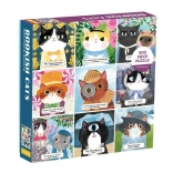 Mudpuppy puzzel Katten Literati 500 stukjes