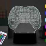 nacht-LED-lampje in de vorm van een gamecontroller, verschillende kleuren