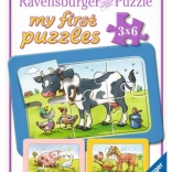 Puzzle 3x6 Animals RAVENSBURGER