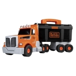 Camion avec outils et perceuse BLACK+DECKER, kit de construction pour enfants 43 cm