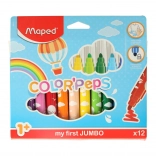 MAPED Color’Peps Early Age markers for kids 1+, 12 colors