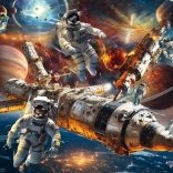 Puzzle Galaktische Magie: Schwerelosigkeit 1000 Teile