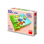 Cubes en bois Chien et Chat – 12 cubes