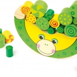 Jeu d'équilibre en bois Grenouille