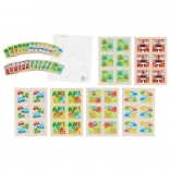 Goki jeu de mémoire Regarde de plus près – mémo en bois pour enfants