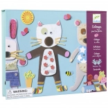 Djeco Première Collage Chat et Ours