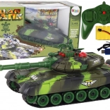 Grote op afstand bestuurbare militaire RC-tank 360 graden