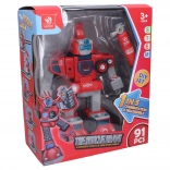 Schroefbare autorobot met effecten The Rescue Brave 32 cm