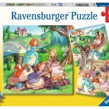 Little Princesses Puzzle 3×49 pieces RAVENSBURGER