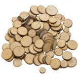 Wooden Sliced Discs – Counting Tokens