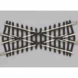 Piko Crossing 30° with Wooden Sleepers