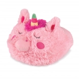 Pantoufle chauffante en peluche Cozy Noxxiez licorne