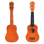 Wooden ukulele for children with 4 nylon strings ECOTOYS