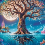 TREFL Puzzle Premium Plus Temps de thé : Arbre magique 500 pièces
