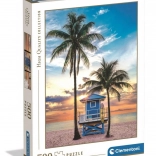 Puzzle 500 pieces CLEMENTONI Miami Beach, Florida