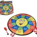 Zielscheibe mit Pfeilen und Bällchen - 36 cm