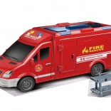 Brandweerauto met vliegwiel 1:16